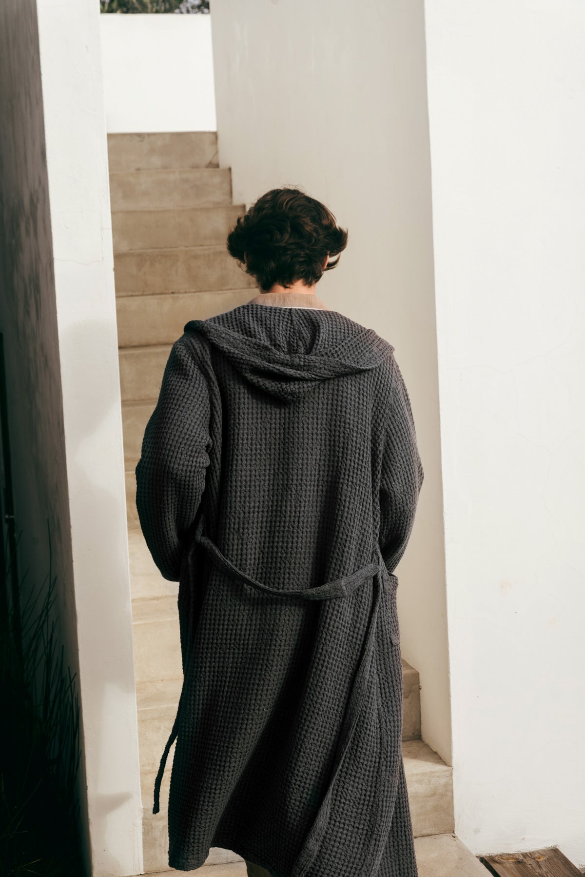 Men's Waffle bathrobe