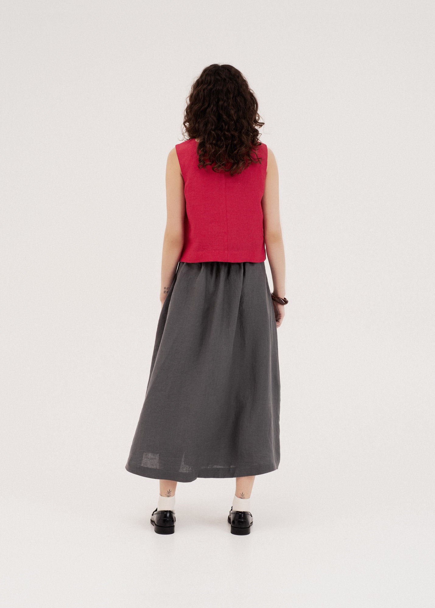 AmourLinen Linen dress Mona long linen skirt Mona long linen skirt
