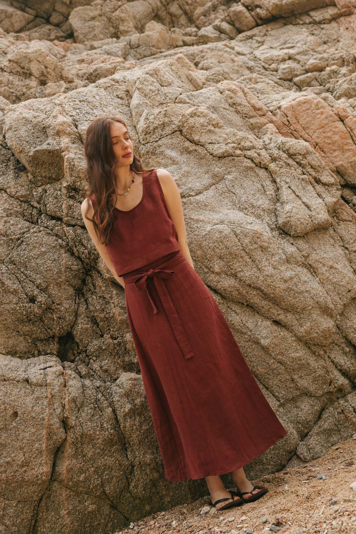 Jupe portefeuille Iris