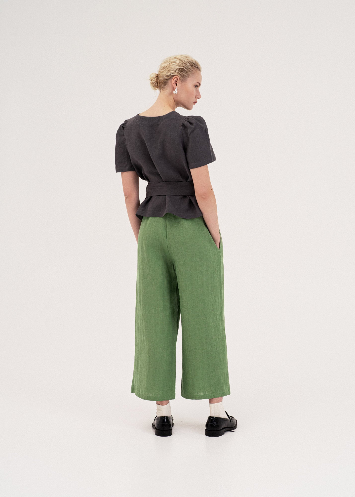 AmourLinen Linen pants Linen pants Tokyo Linen Pants For Women | AmourLinen | Wide Linen Pants