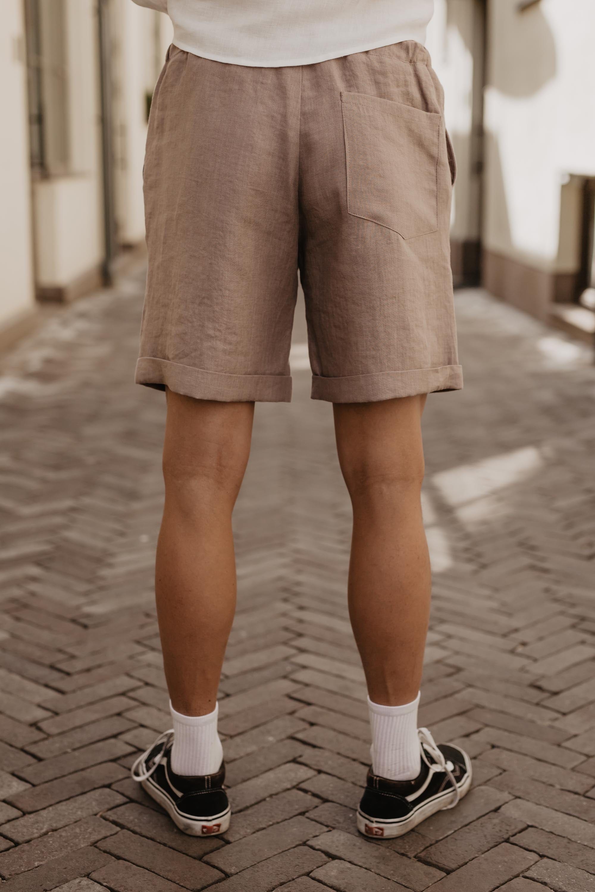 AmourLinen Linen shorts Linen shorts ARES Linen shorts ARES | AmourLinen | Linen Clothing
