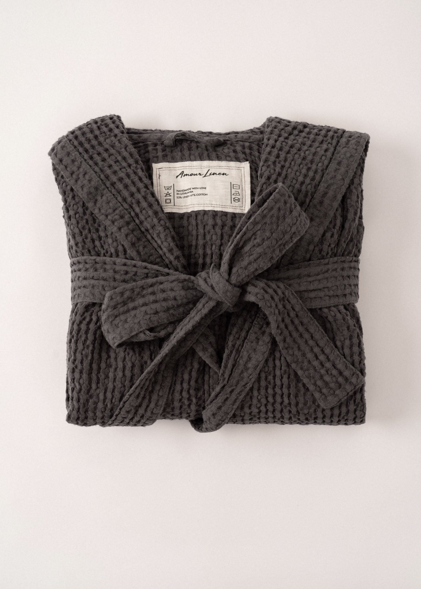 Peignoir en maille gaufrée