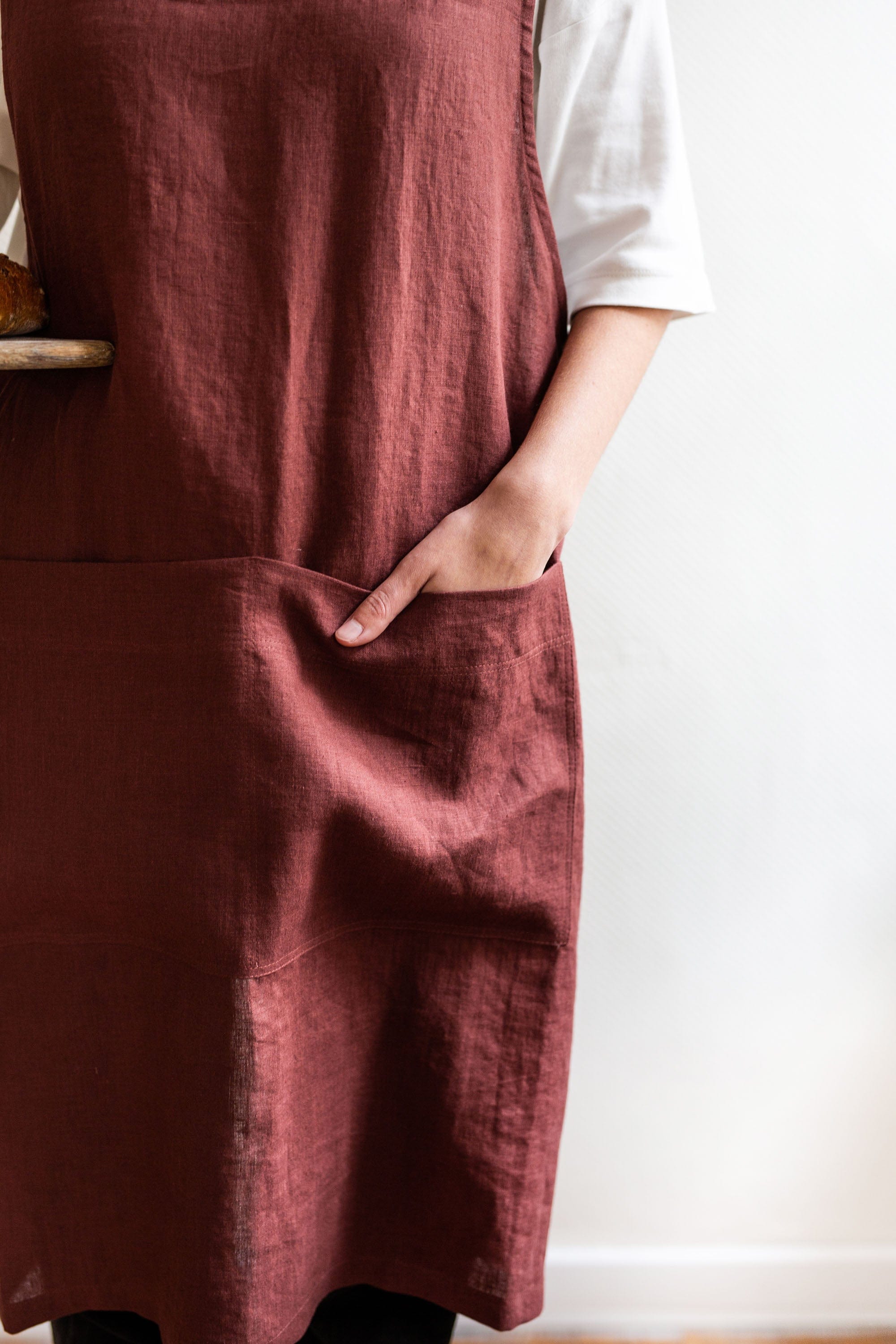 AmourLinen Linen aprons Pinafore linen apron Linen Apron | AmourLinen | Pinafore Linen Apron